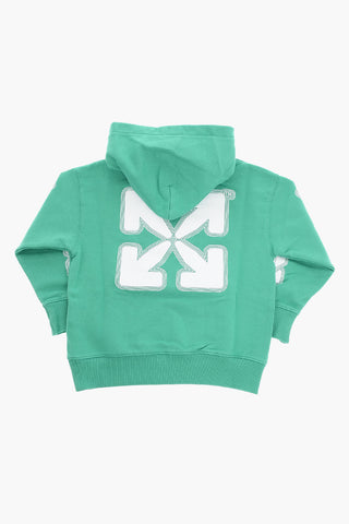 Hoodie Sweatshirt with OFF Logo Print