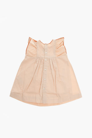 Cotton-poplin LULU Flared Dress