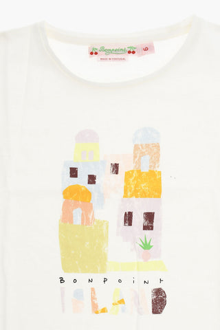 T-shirt girocollo AADA con Stampa