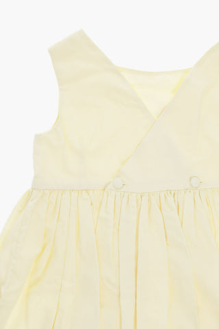 Cotton ALISE Flared Dress with Floral Embroidery