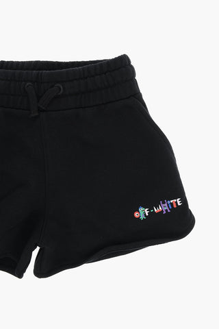 Shorts MONSTERS con Stampa Logo Lettering