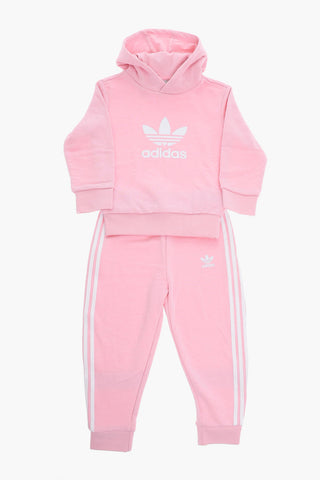 Brushed-cotton Tracksuit with Logo Print