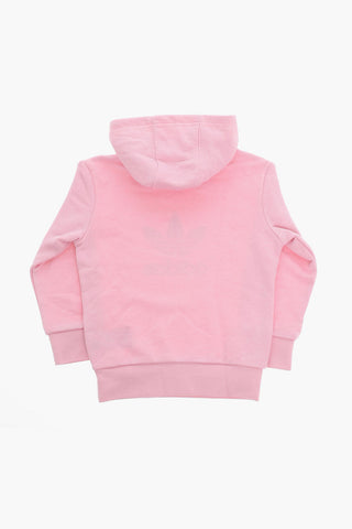Brushed-cotton Tracksuit with Logo Print