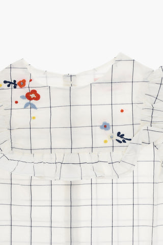 Cotton-poplin SATEEN Short-sleeved Shirt
