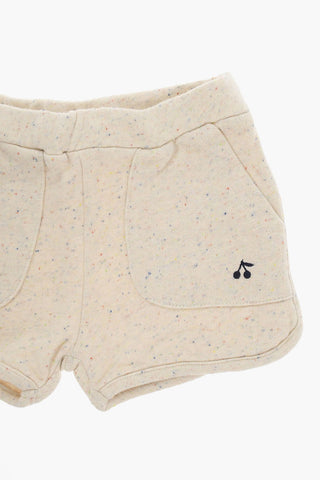 Brushed-cotton ARIAL Shorts with Embroidered Logo