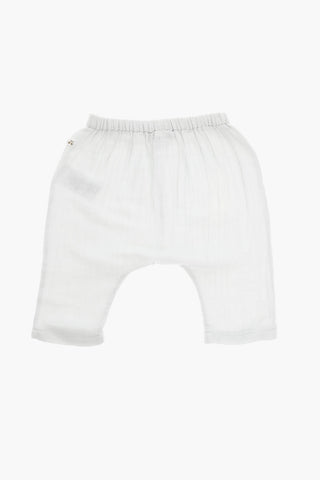 Pantaloni in Cotone con Elastico in Vita