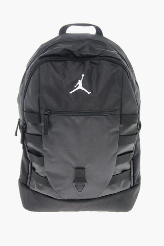 AIR JORDAN Solid Color Backpack with Contrasting Print