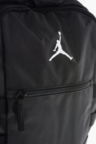 AIR JORDAN Solid Color Backpack with Contrasting Print