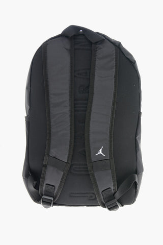 AIR JORDAN Solid Color Backpack with Contrasting Print