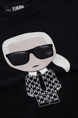 T-shirt Girocollo con Stampa Logo