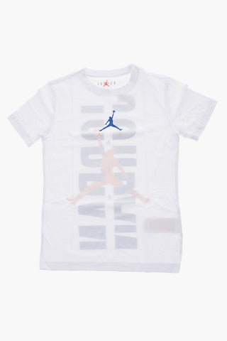 AIR JORDAN Crew-Neck SPLIT THE DEFENSE T-shirt with Maxi Back Print Logo