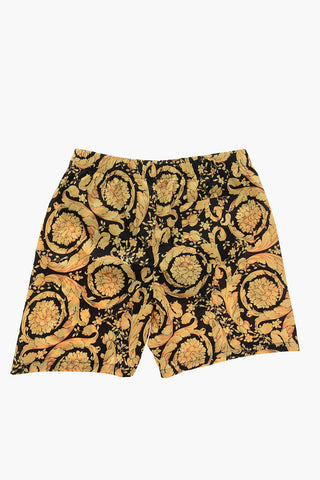 Costume da Bagno Boxer con Stampa Barocco