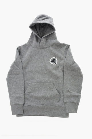 AIR JORDAN Felpa Hoodie in Cotone Felpato Stampata