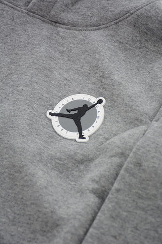 AIR JORDAN Felpa Hoodie in Cotone Felpato Stampata