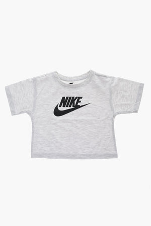 T-Shirt mit Rundhalsausschnitt und aufgedrucktem Logo
