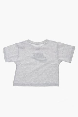 T-Shirt mit Rundhalsausschnitt und aufgedrucktem Logo