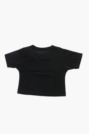 Crewneck T-Shirt with Contrast Logo Print