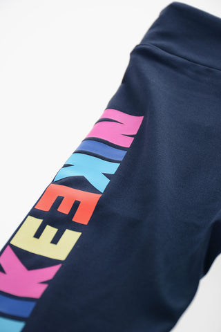 Leggings Dri-Fit con Logo Stampato