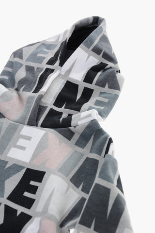 Hoodie SNACK PACK mit Allover-Logodruck