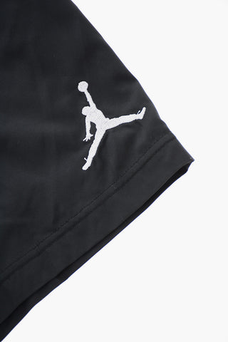 AIR JORDAN Solid Color Shorts with Contrasting Laces