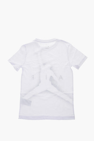 AIR JORDAN Crew-Neck FLIGHT ESSENTIALS T-shirt with Spay Logo Effect