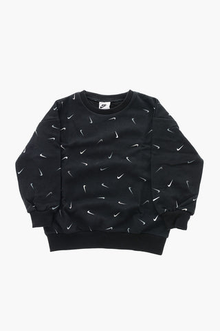 Crewneck Sweatshirt SNACK PACK with All-Over Logo Print