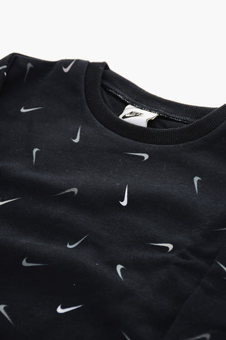Crewneck Sweatshirt SNACK PACK with All-Over Logo Print