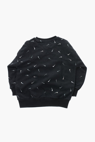 Crewneck Sweatshirt SNACK PACK with All-Over Logo Print