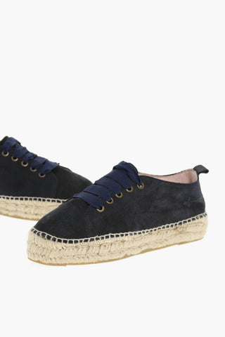 Rubber Soles Suede Leather Low-Top Sneakers