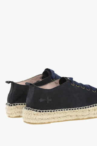 Rubber Soles Suede Leather Low-Top Sneakers
