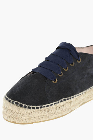 Rubber Soles Suede Leather Low-Top Sneakers