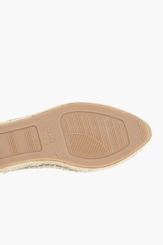 Rubber Soles Canvas Mules