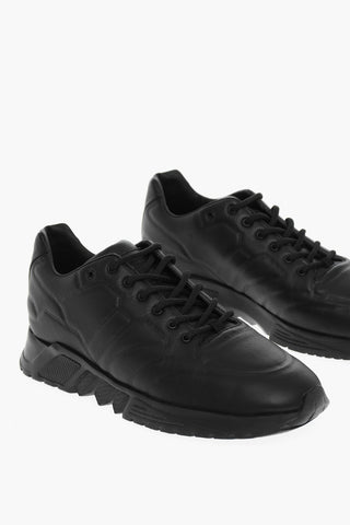 Rubber Soles leather Low-Top Sneakers