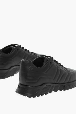 Rubber Soles leather Low-Top Sneakers