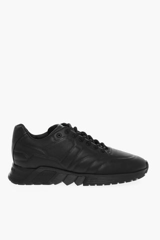 Rubber Soles leather Low-Top Sneakers