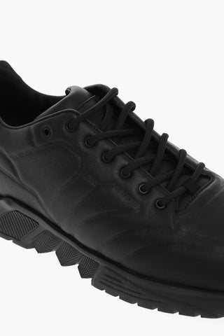 Rubber Soles leather Low-Top Sneakers