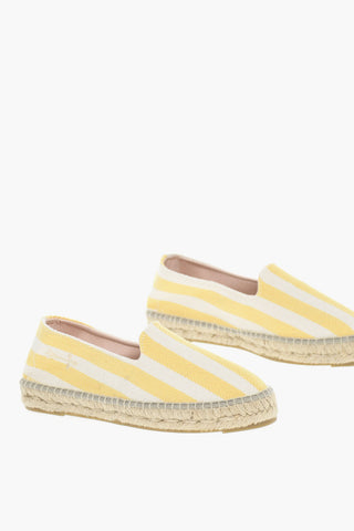 Espadrillas In Canvas Con Stampa A Righe