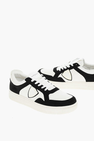 Sneakers Low-Top In Pelle Scamosciata Con Logo Ricamato