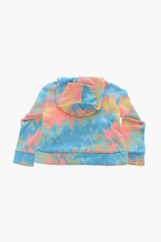 Hoodie mit Farbverlauf-Effekt CLUB mit aufgesetzter Tasche