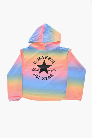 ALL STAR CHUCK TAYLOR Felpa Hoodie BOXY FIT Effetto Sfumato