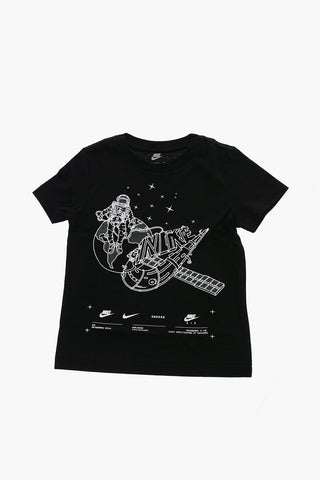 Crewneck T-Shirt SATELLITE GRAPHIC Printed