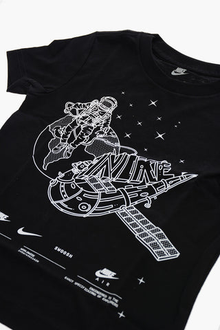 Crewneck T-Shirt SATELLITE GRAPHIC Printed