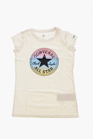 ALL STAR CHUCK TAYLOR Crewneck T-Shirt with Faded Logo Print