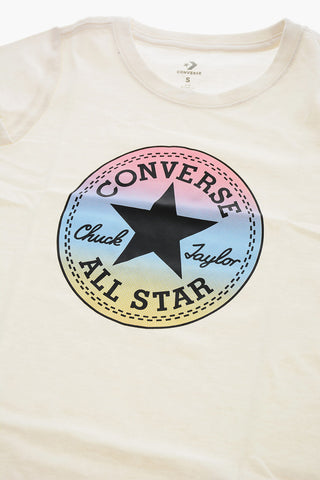 ALL STAR CHUCK TAYLOR T-shirt Girocollo con Stampa Logo Sfumata