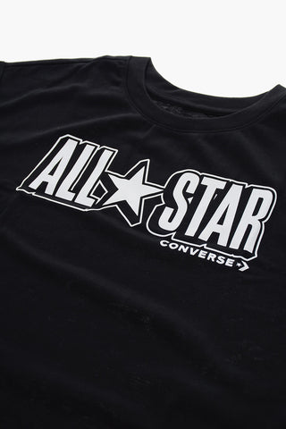 ALL STAR CHUCK TAYLOR T-shirt Girocollo BOXY FIT Con Maxi Logo a Contrasto