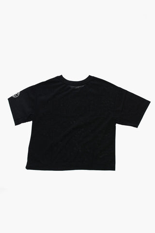 ALL STAR CHUCK TAYLOR T-shirt Girocollo BOXY FIT Con Maxi Logo a Contrasto