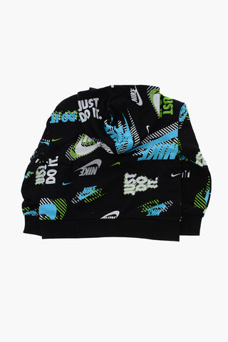 Felpa hoodie ACTIVE JOY Stampa Logo All-Over