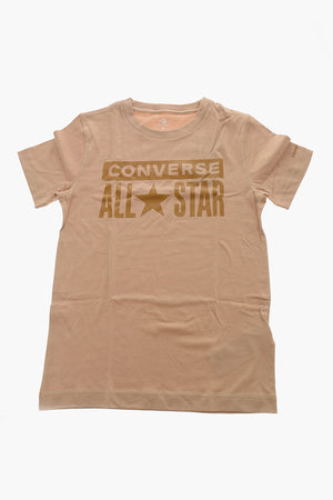 ALL STAR Crewneck T-Shirt with Tone-on-Tone Print