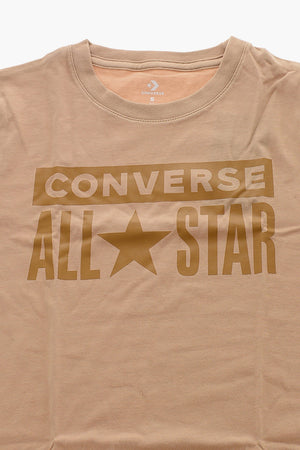 ALL STAR Crewneck T-Shirt with Tone-on-Tone Print