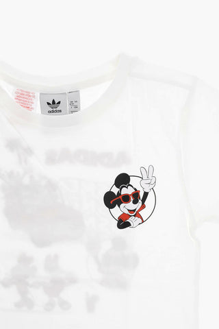 DISNEY T-shirt con Stampa Grafica e Logo Patch